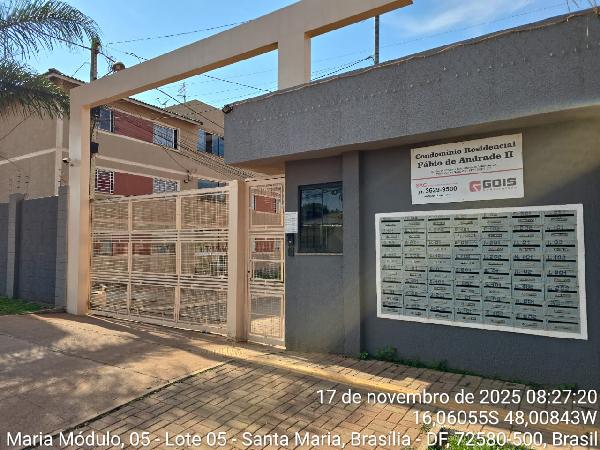 Apartamento em Valparaíso de Goiás, Setor De Chacaras Anhanguera C, Quadra 14, N. Sn, Apto 202, Bl H, ChÁCara 02a, Rua 75, GO. Área: 44.77m2