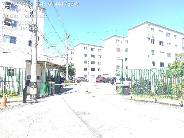 Apartamento em Nova Iguaçu, Jardim Palmares, Rua Ana Carla, N. 110, Apto 501, Bl 08, RJ. Área: 43.3m2