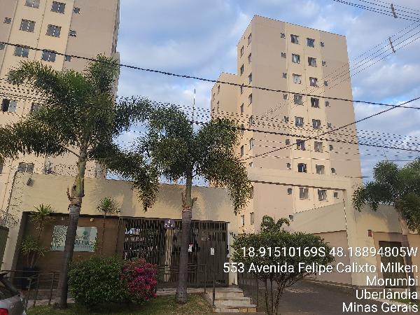 Apartamento em Uberlândia, Morumbi, Avenida Felipe Calixto Milken, N. 535, Apto 302, Bl 02, MG. Área: 44.75m2