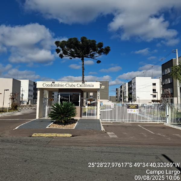 Apartamento em Campo Largo, Jardim Itaqui, Rua Maria Joaquina Vaz, N. 721, Apto 301, Bl 34 Vg1020, PR. Área: 40.31m2