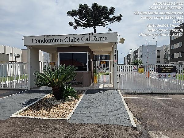 Apartamento em Campo Largo, Jardim Itaqui, Rua Maria Joaquina Vaz, N. 721, Apto 408, Bl 05 Vga 166, PR. Área: 40.31m2