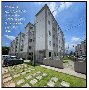 Apartamento em Nova Iguaçu, Jardim Palmares, Rua Ana Carla, N. 110, Apto 301, Bl 20, RJ. Área: 43.3m2