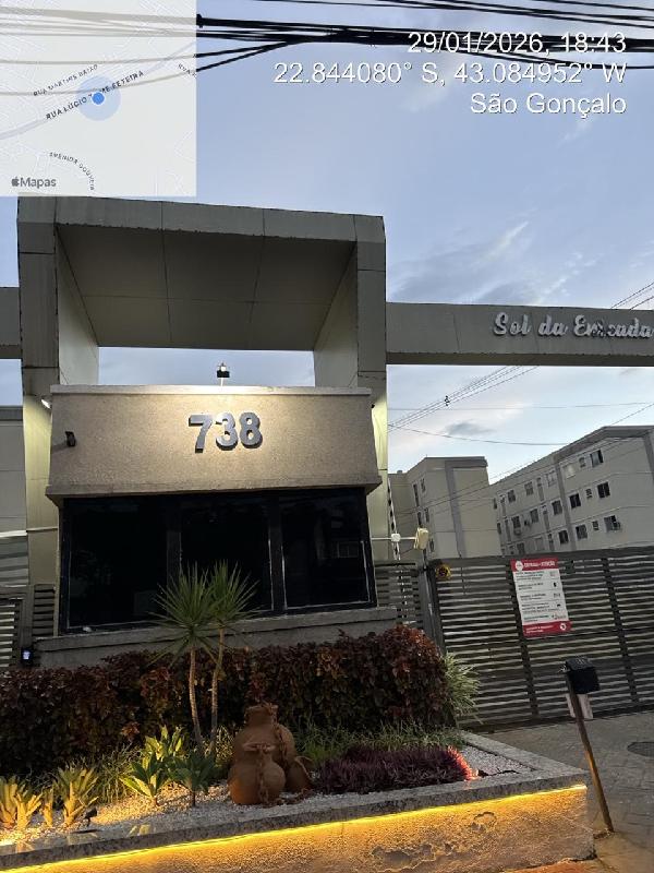 Apartamento em São Gonçalo, Vila Lage, Avenida Lucio Tome Feteira, N. 738, Apto 101, Bl 07, RJ. Área: 40.82m2