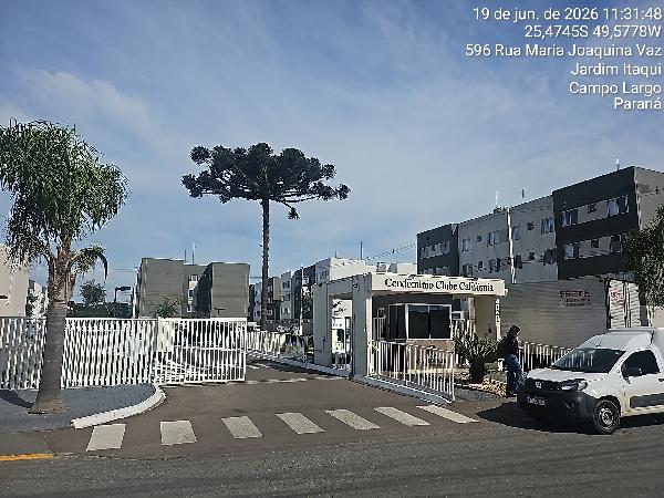 Apartamento em Campo Largo, Jardim Itaqui, Rua Maria Joaquina Vaz, N. 721, Apto 306, Bl 28 Vg 1057, PR. Área: 40m2