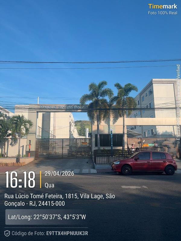 Apartamento em São Gonçalo, Vila Lage, Avenida Lucio Tome Feteira, N. 822, Apto 304, Bl 08, Lt B-1b, RJ. Área: 48.01m2