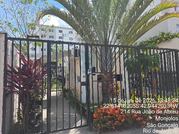 Apartamento em São Gonçalo, Monjolos, Estrada Joao De Abreu, N. 214, Apto 301, Bl 01, RJ. Área: 48.74m2 Apartamento em São Gonçalo, Monjolos, Estrada Joao De Abreu, N. 214, Apto 301, Bl 01, RJ. Área: 48.74m2