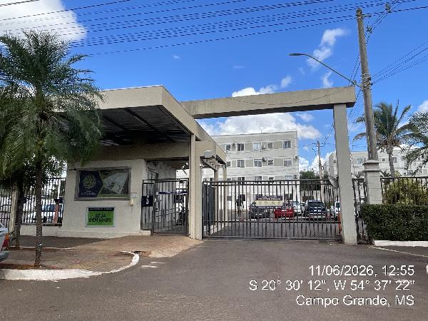 Apartamento em Campo Grande, Parati, Rua Luis Coutinho, N. 295, Apto 303, Bloco 23 3º Pavimento, MS. Área: 39.95m2