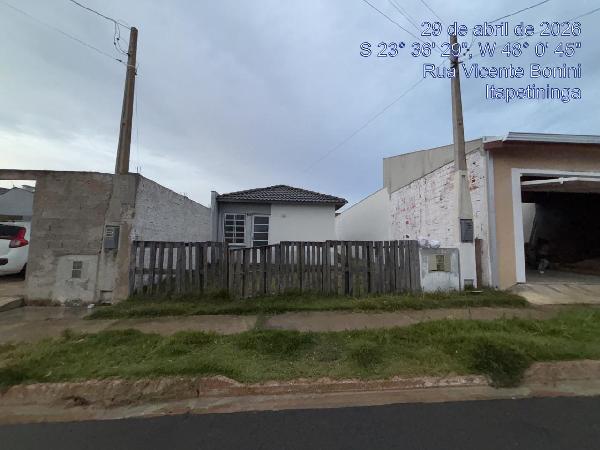 Casa em Itapetininga, Vida Nova Itapetininga, Rua Vicente Bonini, N. 172, Lt 22 Qd J, SP. Área: 45.47m2