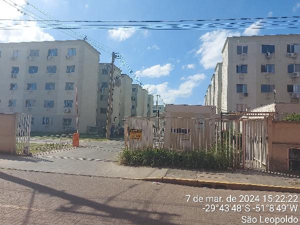 Apartamento em São Leopoldo, Santos Dumont, Rua Ricardo Joao Merker, N. 44, Apto 401, Bl 19, RS. Área: 41.19m2