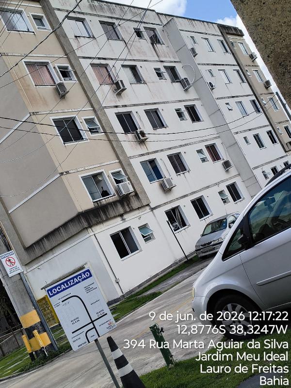 Apartamento em Lauro de Freitas, Vida Nova, Rua Marta Aguiar Da Silva, N. 475, Apto 202, Bloco 10, BA. Área: 40.28m2