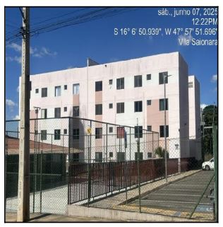 Apartamento em Luziânia, Loteamento Raquel Pimentel, Rua 9, N. Sn, Apto 403, Bl E, Qd13, Lt 01, GO. Área: 46.23m2