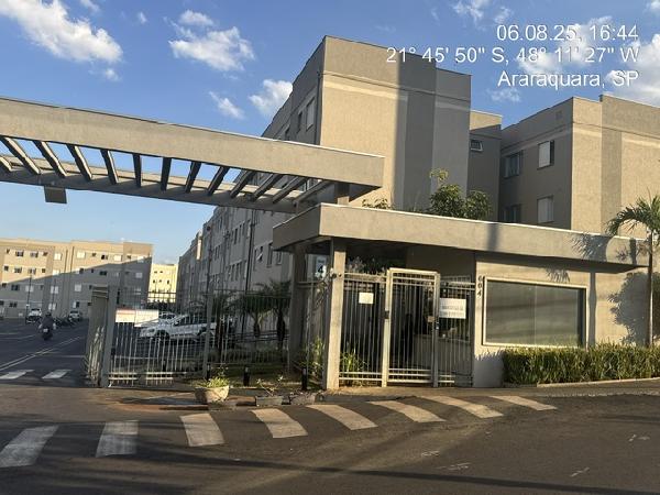 Apartamento em Araraquara, Jardim Residencial Paraiso, Avenida Professor Gustavo Fleury Charmillot, N. 604, Apto 21, Bl A, Tr 2, SP. Área: 43.06m2