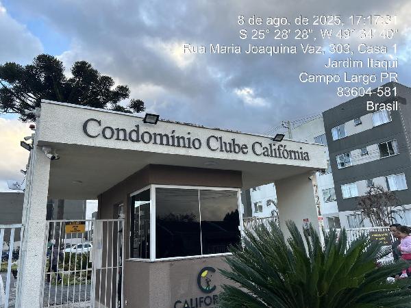 Apartamento em Campo Largo, Jardim Itaqui, Rua Maria Joaquina Vaz, N. 721, Apto 404, Tipo 13 Pav 4 Bl 16, PR. Área: 40.31m2