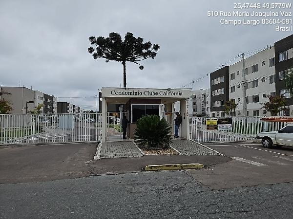 Apartamento em Campo Largo, Jardim Itaqui, Rua Maria Joaquina Vaz, N. 721, Apto 401, 4º Pav Bl 19  Vg 457, PR. Área: 40.31m2