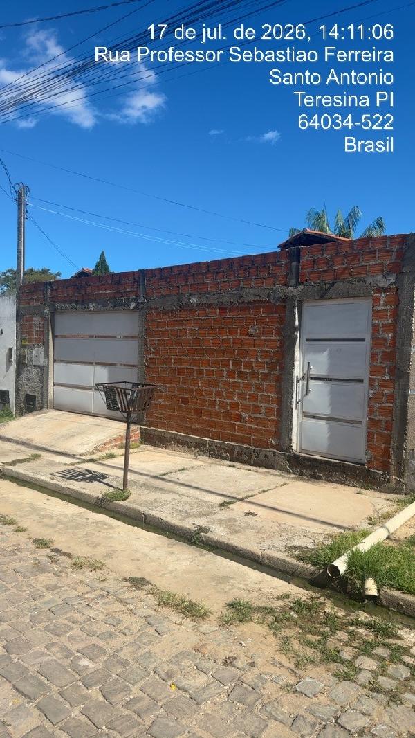 Casa em Teresina, Sao Lourenco, Rua Professor Sebastião Ferreira, N. 3624, Qd Bd Lt 20, PI. Área: 50.13m2