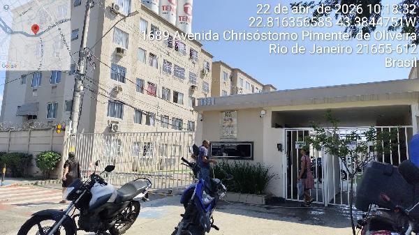 Apartamento em Rio de Janeiro, Anchieta, Avenida Chrisostomo Pimentel De Oliveira, N. 1631, Apto 501, Bl 06, RJ. Área: 41m2
