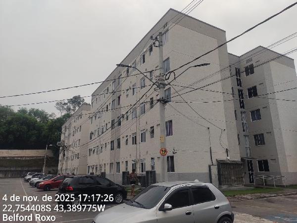Apartamento em Belford Roxo, Santa Amelia, Rua Belo Horizonte, N. 835, Apto 103, Bl 03, Lt 01, RJ. Área: 43.29m2