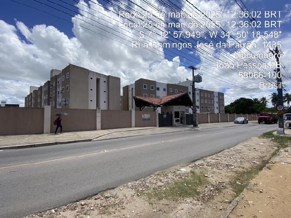 Apartamento em João Pessoa, Valentina De Figueiredo, Rua Domingos Jose Da Paixao, N. 1460, Apto 110, Qd 100 Bl E, PB. Área: 46.3m2