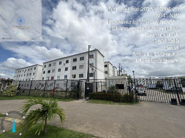 Apartamento em Camaçari, Cajazeiras De Abrantes (abrantes), Rua Lagoa Branca, N. Sn, Apto 302, Bl 22, BA. Área: 40.53m2