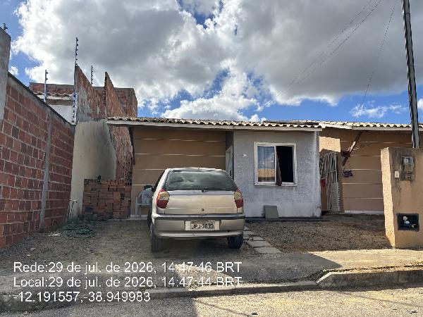 Casa em Feira de Santana, Papagaio, Rua Pindobacu, N. Sn, Cs 37 Qd D Rua B, BA. Área: 41.56m2