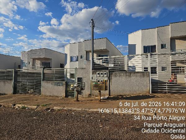 Apartamento em Cidade Ocidental, Parque Araguari, Rua Porto Alegre, N. Sn, Apto 102, Vg 102 Lt 23 Qd 35, GO. Área: 50.13m2