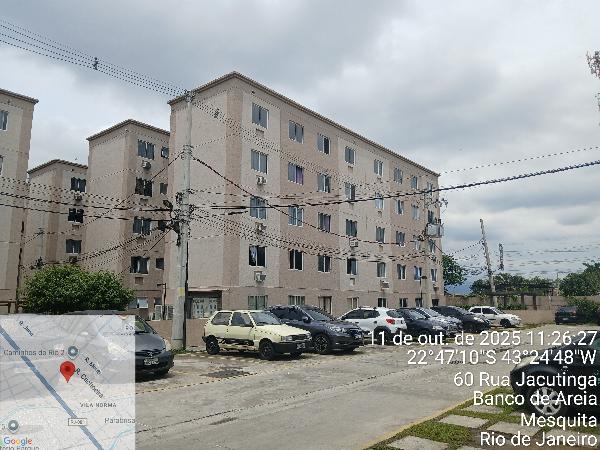 Apartamento em Mesquita, Vila Norma, Rua Jacutinga, N. 60, Apto 501, Predio 60 Bl 07 Lt 20 Qd 70, RJ. Área: 40.54m2