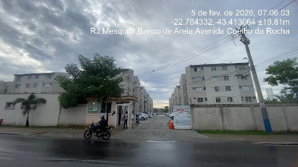 Apartamento em Mesquita, Rocha Sobrinho, Rua Meriti, N. 2235, Apto 201, Bl 2, RJ. Área: 42.9m2