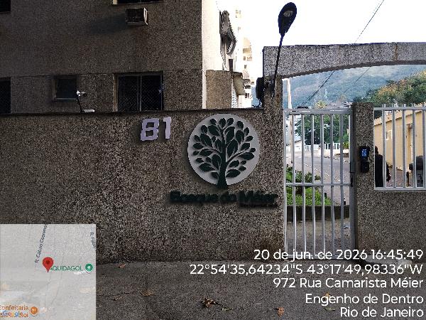 Apartamento em Rio de Janeiro, Engenho Novo, Rua Camarista Meier, N. 974, Apto 310, Lt 01 Bl 02, RJ. Área: 48m2