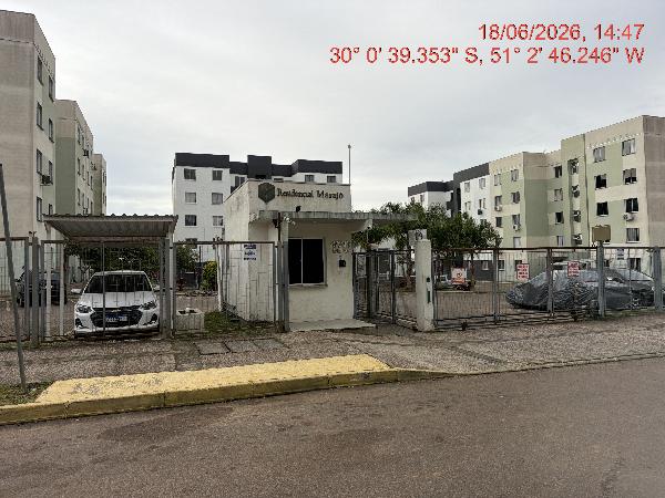 Apartamento em Alvorada, Piratini, Rua F, N. 130, Apto 201, Bl 05 Box 140, RS. Área: 43.99m2