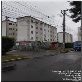 Apartamento em Canoas, Estancia Velha, Rua Sao Nicolau, N. 850, Apto 103, Pav 1, Bl 8, RS. Área: 41.19m2