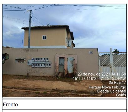 Apartamento em Cidade Ocidental, Mansoes Recreio Estrela D'alva I, Qd 23 Lt 09, Apto 105, Rua 17, GO. Área: 48.2m2