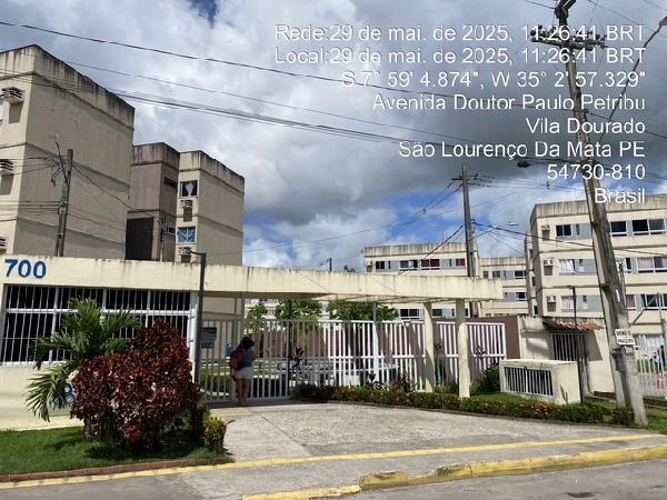 Apartamento em São Lourenço da Mata, Pixete, Avenida Doutor Paulo Petribu, N. S/N, Apto 403, Bl 17, PE. Área: 45.35m2