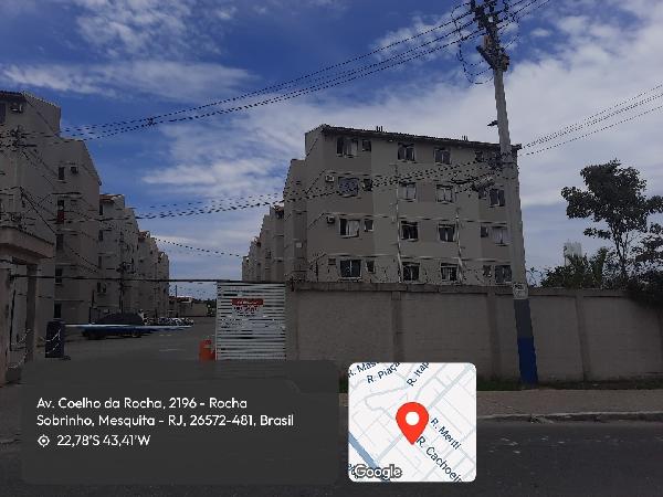 Apartamento em Mesquita, Rocha Sobrinho, Avenida Coelho Da Rocha, N. 2235, Apto 404, Bl 03, RJ. Área: 42.9m2