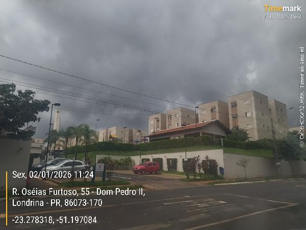 Apartamento em Londrina, Leonor, Rua Oseias Furtoso, N. 1051, Apto 204, Bl 23 Vaga Nº 336, PR. Área: 46.38m2