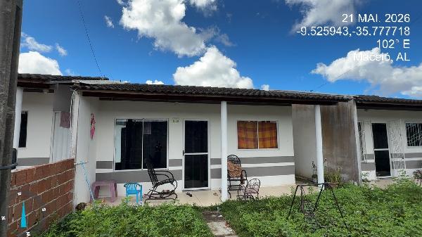 Casa em Maceió, Cidade Universitaria, Alameda Das Amendoeiras, N. 406, Cs 55  Qd D, AL. Área: 58.48m2