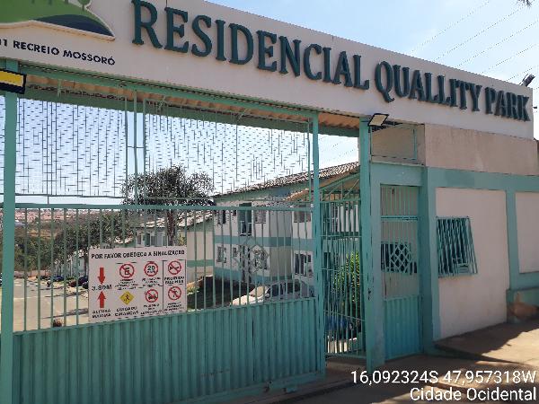 Apartamento em Cidade Ocidental, Mansoes Recreio Mossoro, Quadra Quadra 5, N. Sn, Apto 102, Bl09 Vg102 Ch01 Rua Duque De Caxias, GO. Área: 50.23m2