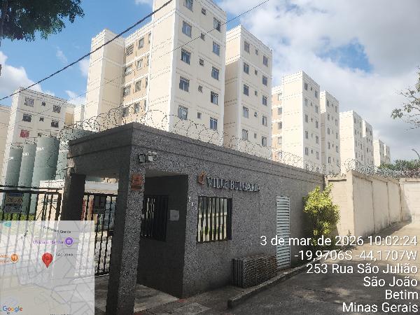 Apartamento em Betim, Sao Joao, Rua Sao Juliao, N. 265, Apto 203, Bl C Pav 02 Vg 72, MG. Área: 47.4m2