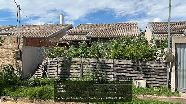 Casa em Campos dos Goytacazes, Parque Aurora, R Georgina Teixeira, N. 10, Qd R Lt 08, RJ. Área: 51.4m2