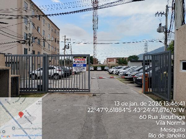 Apartamento em Mesquita, Vila Norma, Rua Jacutinga, N. 60, Apto 102, Bl 08, RJ. Área: 40.54m2