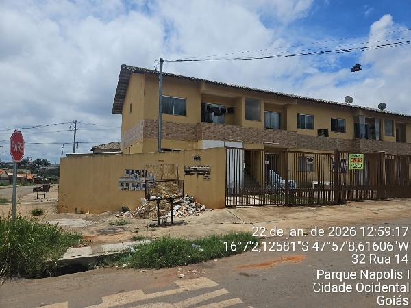 Apartamento em Cidade Ocidental, Parque Napolis A, Quadra Quadra 26, N. .Sn, Apto 201, Lt 29  Rua 15, GO. Área: 48.44m2