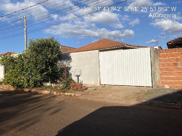 Casa em Apucarana, Cidade Educacao, Rua Valdomiro Vargas, N. 44,, PR. Área: 45.74m2