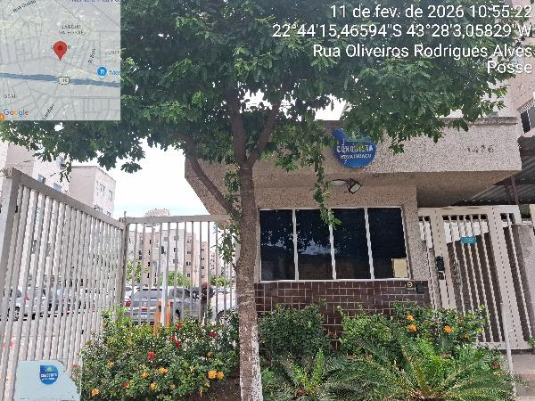 Apartamento em Nova Iguaçu, Ceramica, Rua Oliveiros Rodrigues Alves, N. 1476, Apto 202, Bl 26, RJ. Área: 43.08m2