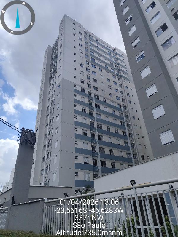 Apartamento em São Paulo, Cambuci, Rua Do Lavapes, N. 463, Apto 112, Bl B, SP. Área: 44.88m2