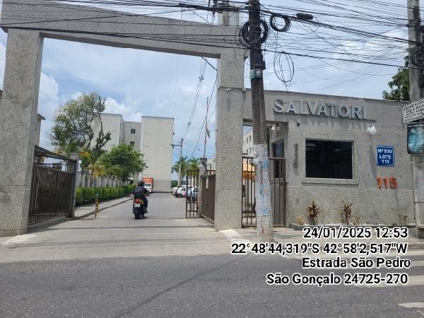 Apartamento em São Gonçalo, Vista Alegre, Estrada De Sao Pedro, N. 900, Apto 401, Bl 02, RJ. Área: 44.72m2