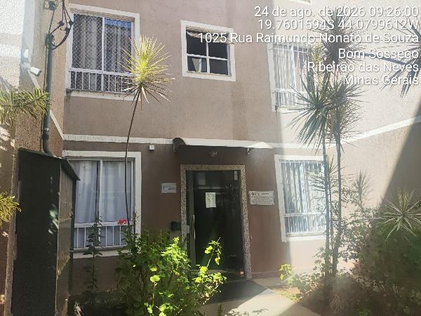 Apartamento em Ribeirão das Neves, Rancho Alegre, Rua Raimundo Nonato De Souza, N. 1025, Apto 204, Bl 05 Terreno Urbano Vargem Do Arrozal, MG. Área: 46.53m2 Apartamento em Ribeirão das Neves, Rancho Alegre, Rua Raimundo Nonato De Souza, N. 1025, Apto 204, Bl 05 Terreno Urbano Vargem Do Arrozal, MG. Área: 46.53m2