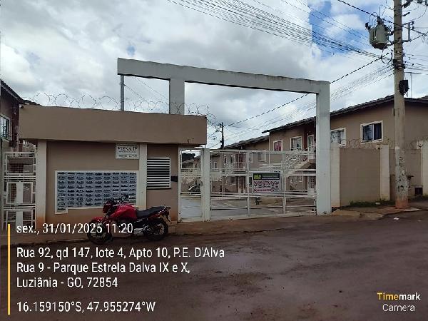 Apartamento em Luziânia, Parque Estrela Dalva Ix, Quadra 147, N. Sn, Apto 108, Bl B, Lt 4-A, Rua 92, GO. Área: 44.23m2