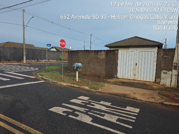 Casa em Barretos, San Diego, Avenida Sd 33 - Heliton Chagas Lobo Vian, N. 672, Lt 15 Qd K Imovel Misto, SP. Área: 45.47m2