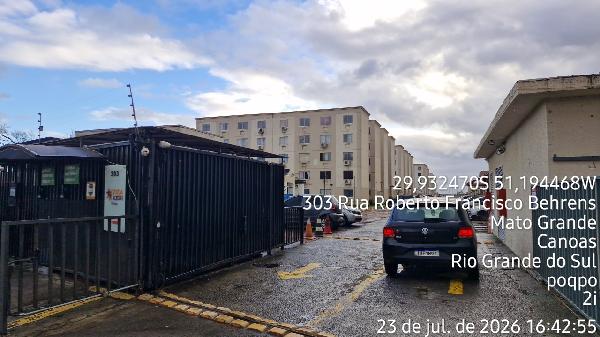 Apartamento em Canoas, Mato Grande, Rua Roberto Francisco Behrens, N. 303, Apto 102, Bl 27, RS. Área: 41.19m2 Apartamento em Canoas, Mato Grande, Rua Roberto Francisco Behrens, N. 303, Apto 102, Bl 27, RS. Área: 41.19m2