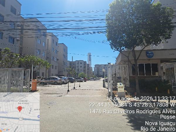 Apartamento em Nova Iguaçu, 1 Dist, Rua Oliveiros Rodrigues Alves, N. 1476, Apto 103, Bl 15, RJ. Área: 43.08m2