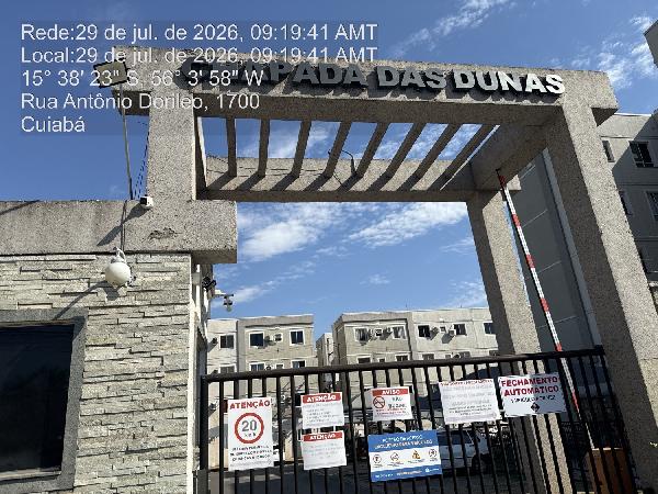 Apartamento em Cuiabá, Coophema, Rua Antonio Dorileo, N. 250, Apto 202, Bl 12 Vg 243, MT. Área: 39.96m2